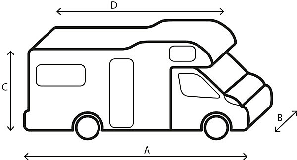 CARAVAN COVER 6M 500-550 BRUNNER