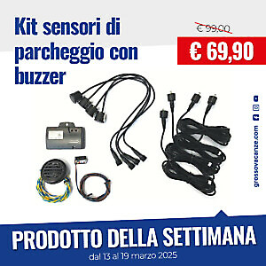 KIT SENSORI DI PARCHEGGIO CON BUZZER