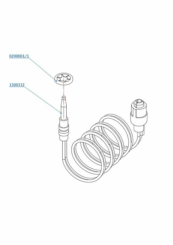 KIT TERMOCOPPIA 450MM