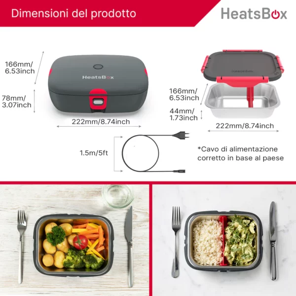 LUNCHBOX RISCALDANTE HEATSBOX STYLE PLUS