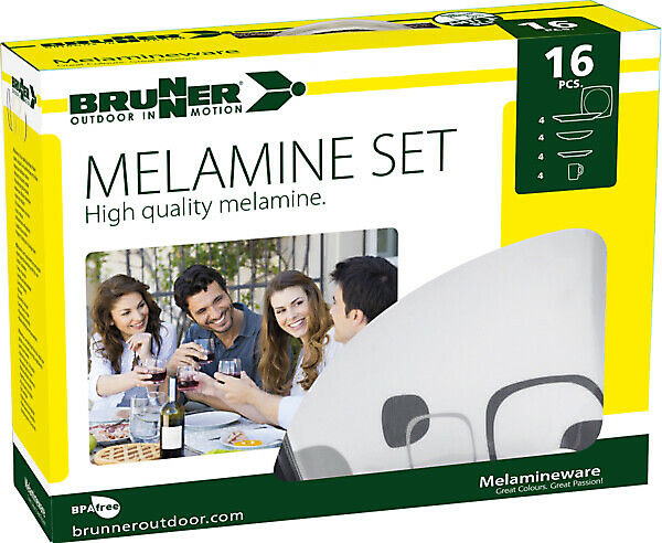 MELAMINE SET ENIGMA 16PZ BRUNNER