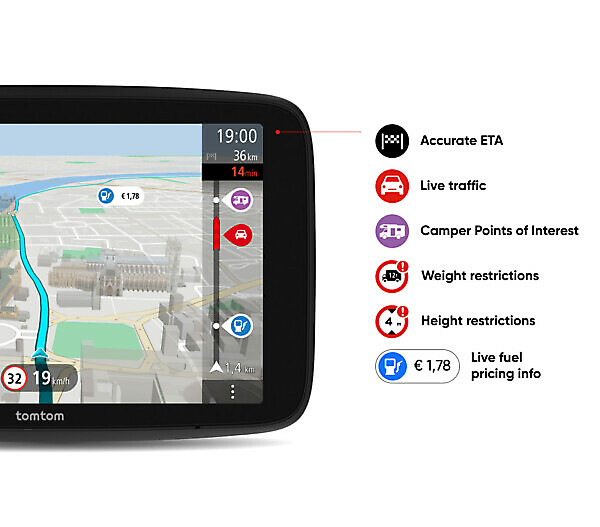 NAVIGATORE TOMTOM GO CAMPER MAX 2.GEN