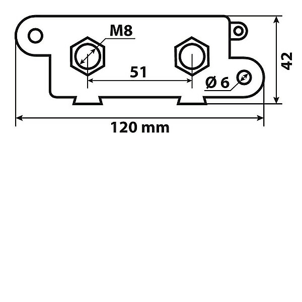 PORTA FUSIBILE PER FUSIBILE MEGA