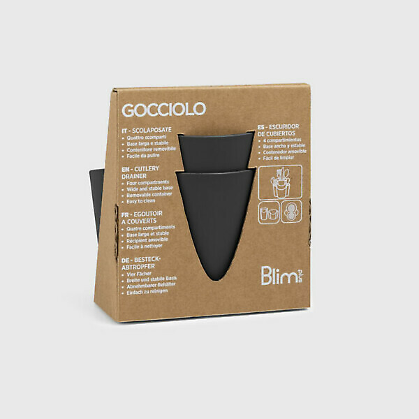 SCOLAPOSATE GOCCIOLO CARBON BLACK