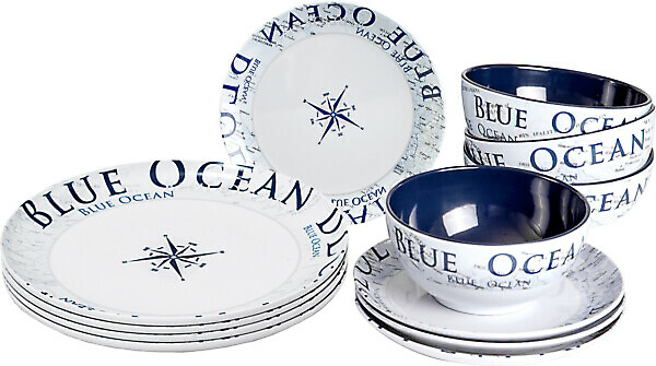 SET PIATTI MIDDAY BLUE OCEAN BRUNNER