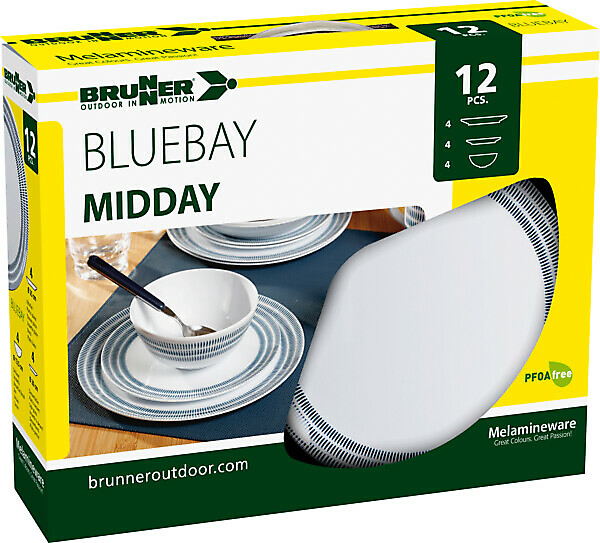 SET PIATTI MIDDAY BLUEBAY BRUNNER