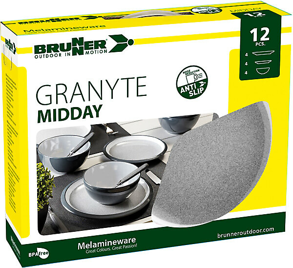 SET PIATTI MIDDAY GRANYTE BRUNNER