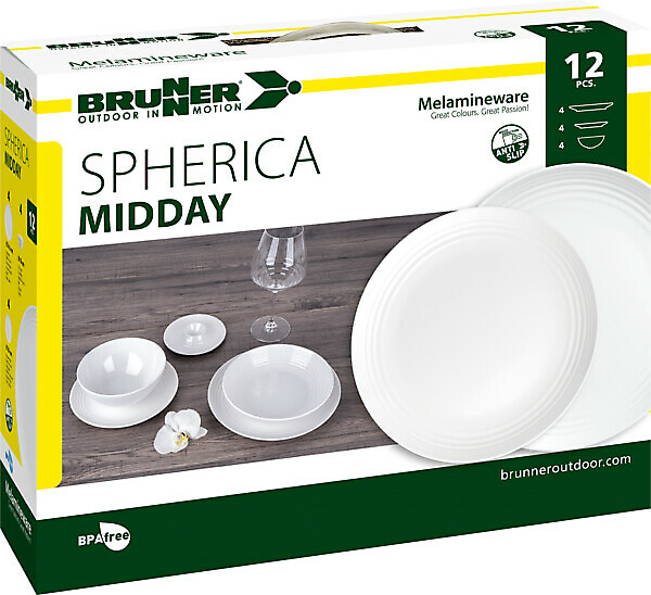 SET PIATTI MIDDAY SPHERICA BRUNNER