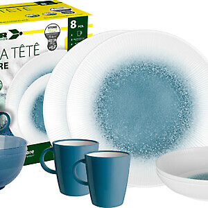 SET PIATTI TÊTE-Â-TÊTE METEORE 8 PZ BRUNNER