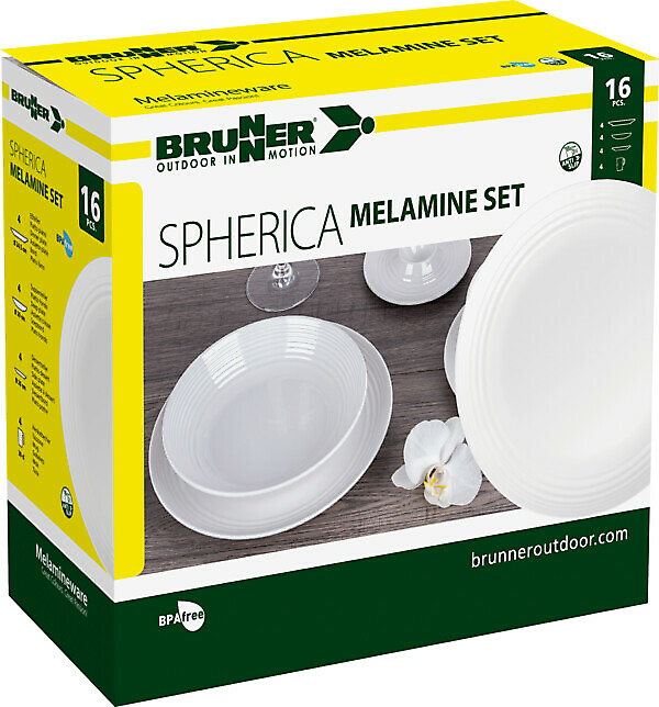 SET SPHERICA MELAMINE BRUNNER