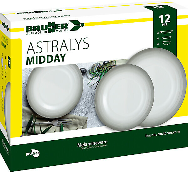 SET STOVIGLIE 12PZ MIDDAY ASTRALYS BRUNNER