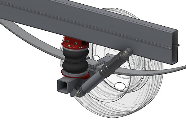 SOSP.PNEUMATICA RINFORZATA FORD TRANSIT TRAZ. ANTERIORE