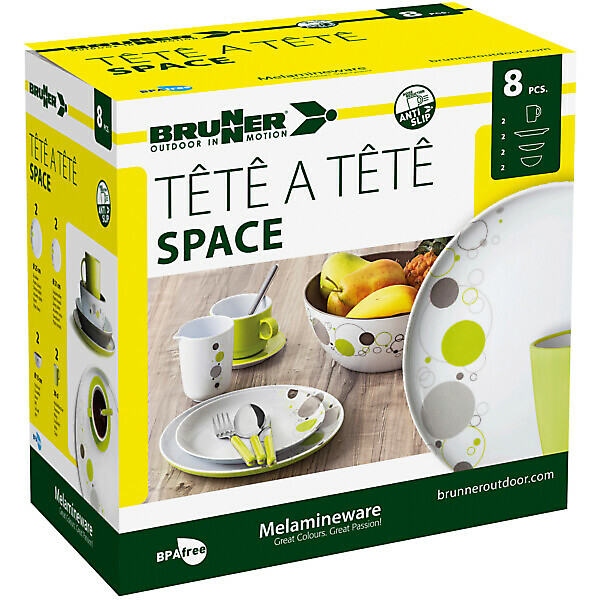 TETE A TETE SET SPACE 8 PCS BRUNNER