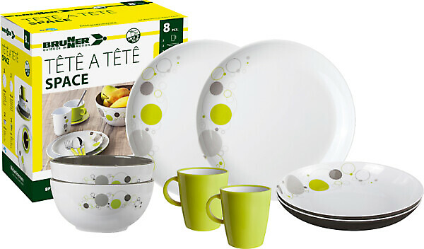 TETE A TETE SET SPACE 8 PCS BRUNNER