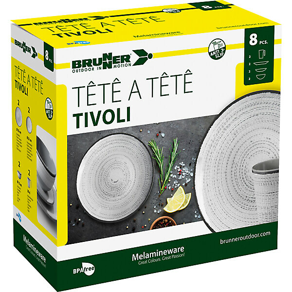 TETE A TETE SET TIVOLI 8 PCS BRUNNER