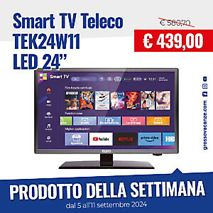 TV TEK24W11 SMART TV LED 24 POLLICI