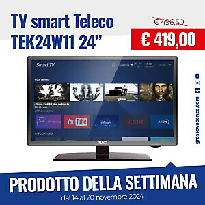 TV TEK24W11 SMART TV LED 24 POLLICI